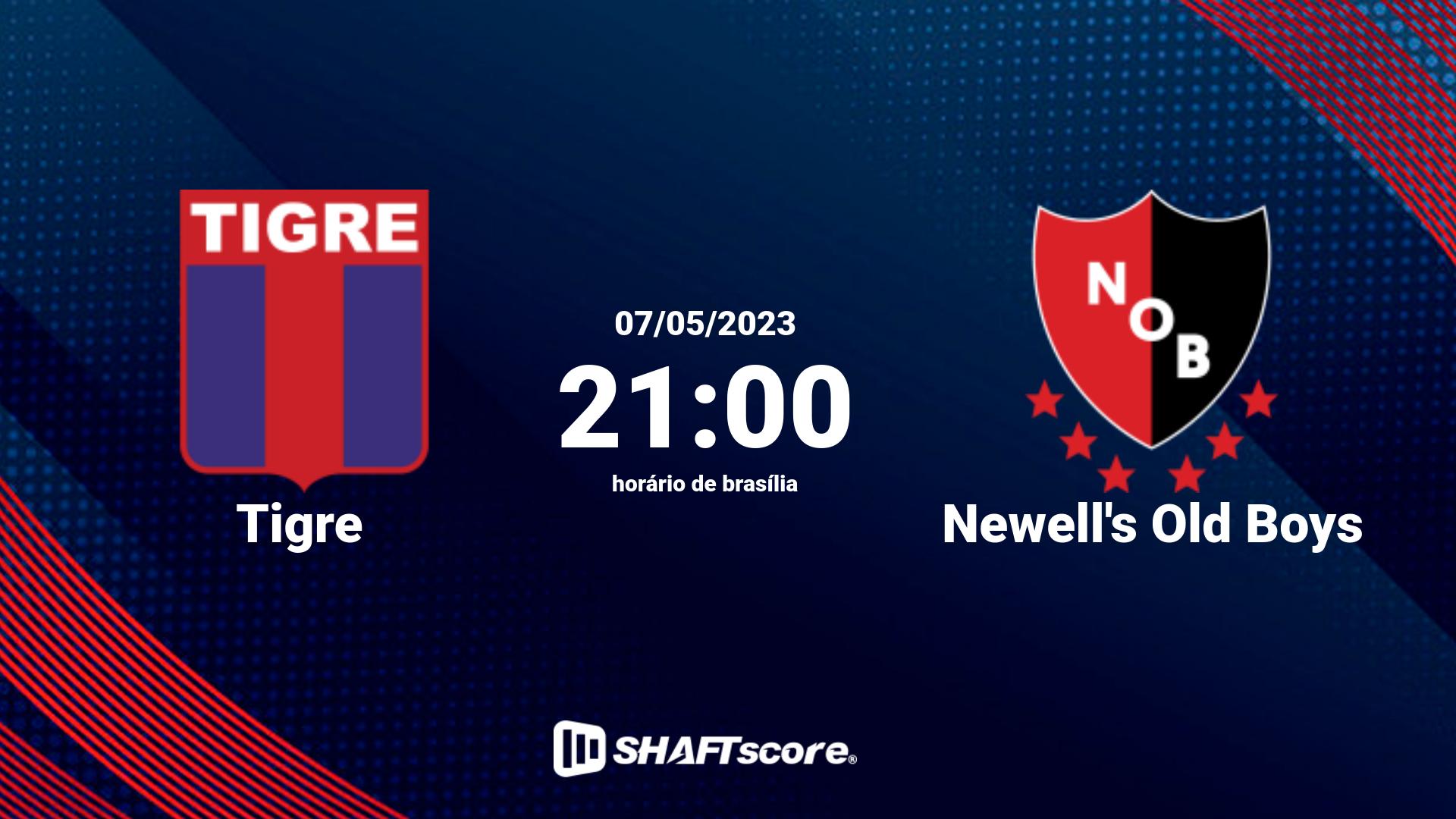 Estatísticas do jogo Tigre vs Newell's Old Boys 07.05 21:00