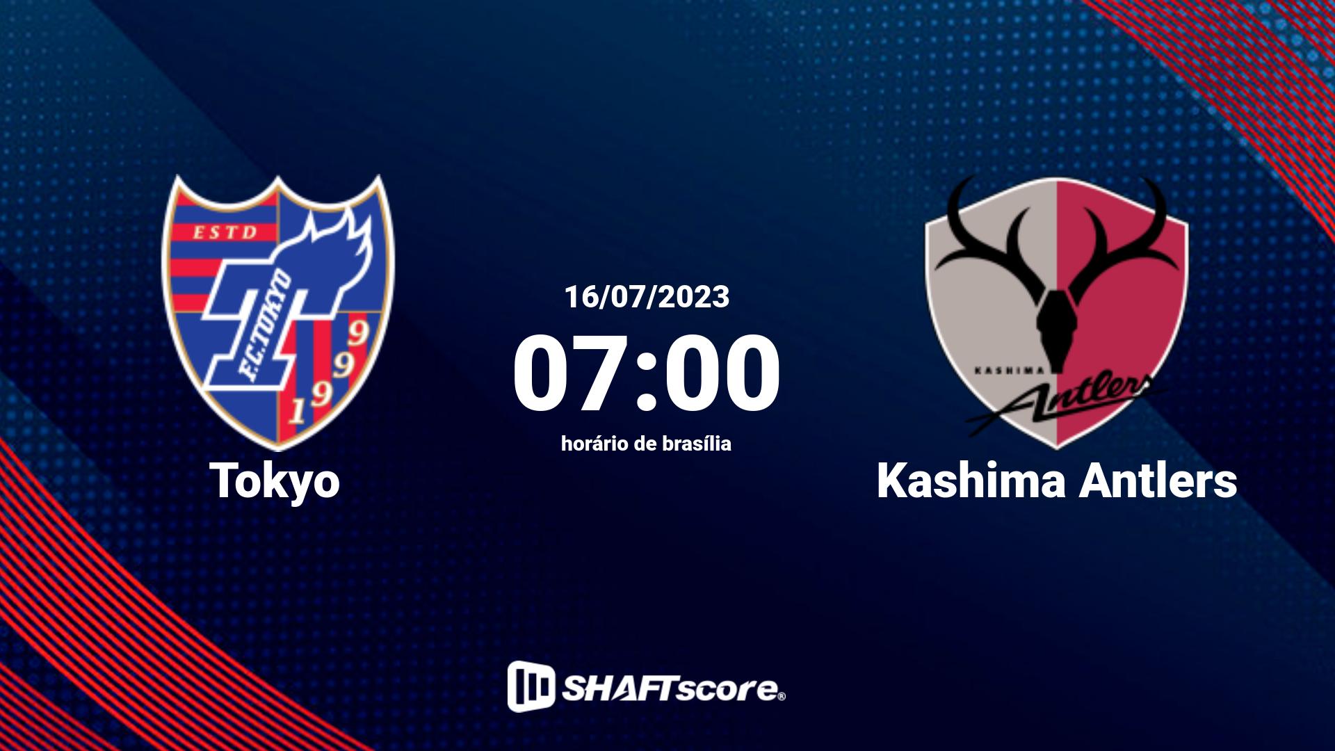 Estatísticas do jogo Tokyo vs Kashima Antlers 16.07 07:00