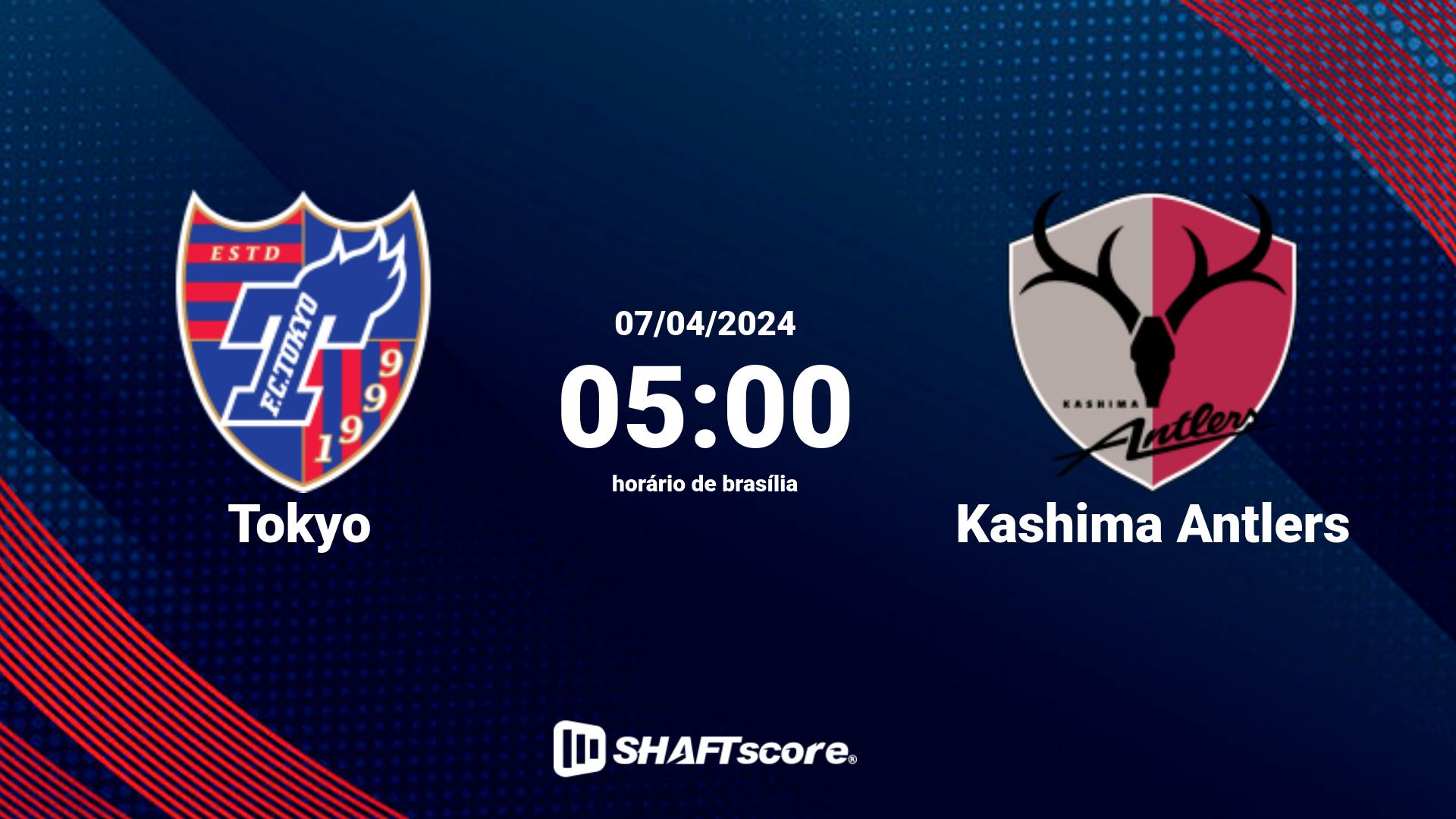 Estatísticas do jogo Tokyo vs Kashima Antlers 07.04 05:00