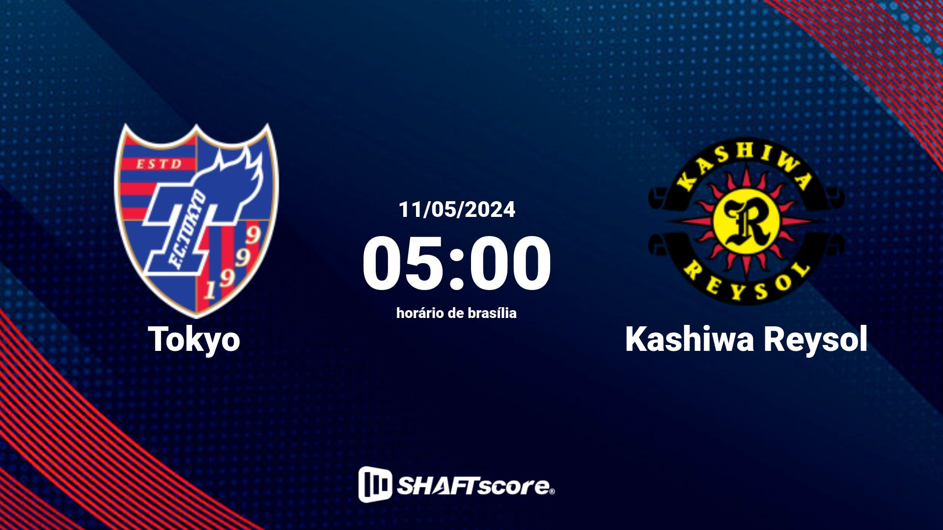 Estatísticas do jogo Tokyo vs Kashiwa Reysol 11.05 05:00