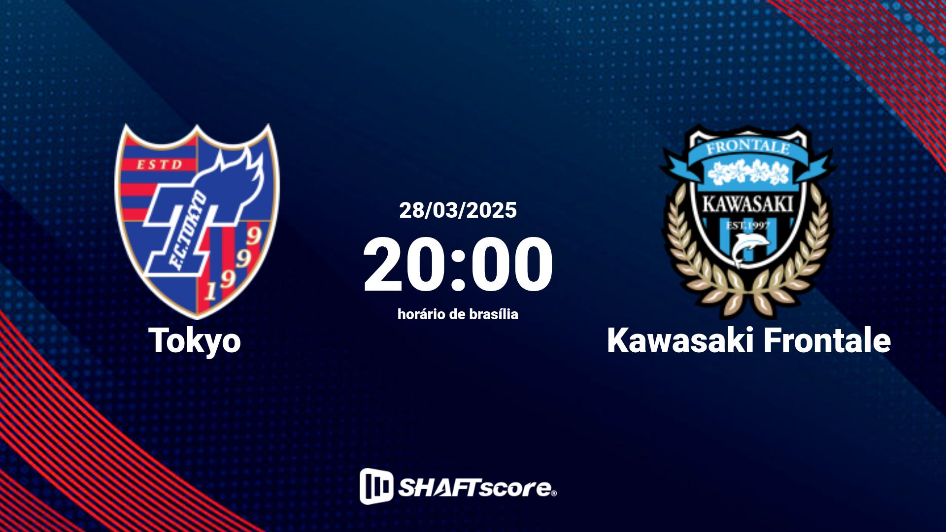 Estatísticas do jogo Tokyo vs Kawasaki Frontale 28.03 20:00