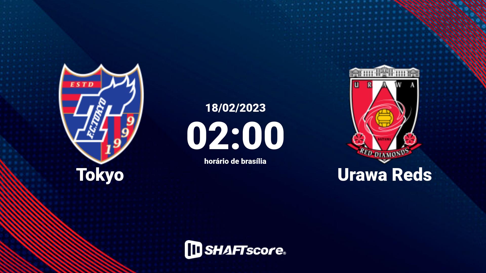 Estatísticas do jogo Tokyo vs Urawa Reds 18.02 02:00