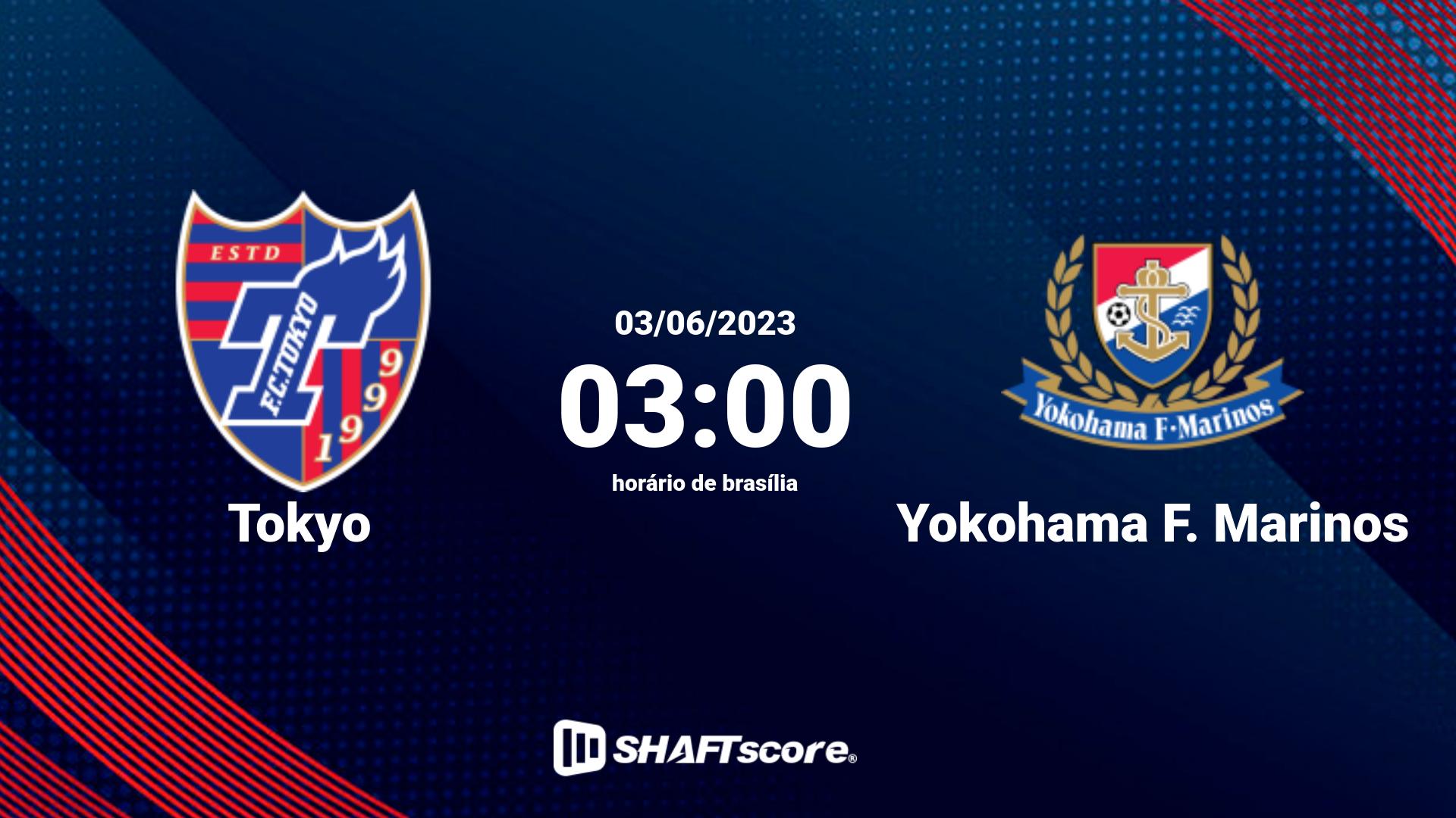 Estatísticas do jogo Tokyo vs Yokohama F. Marinos 03.06 03:00