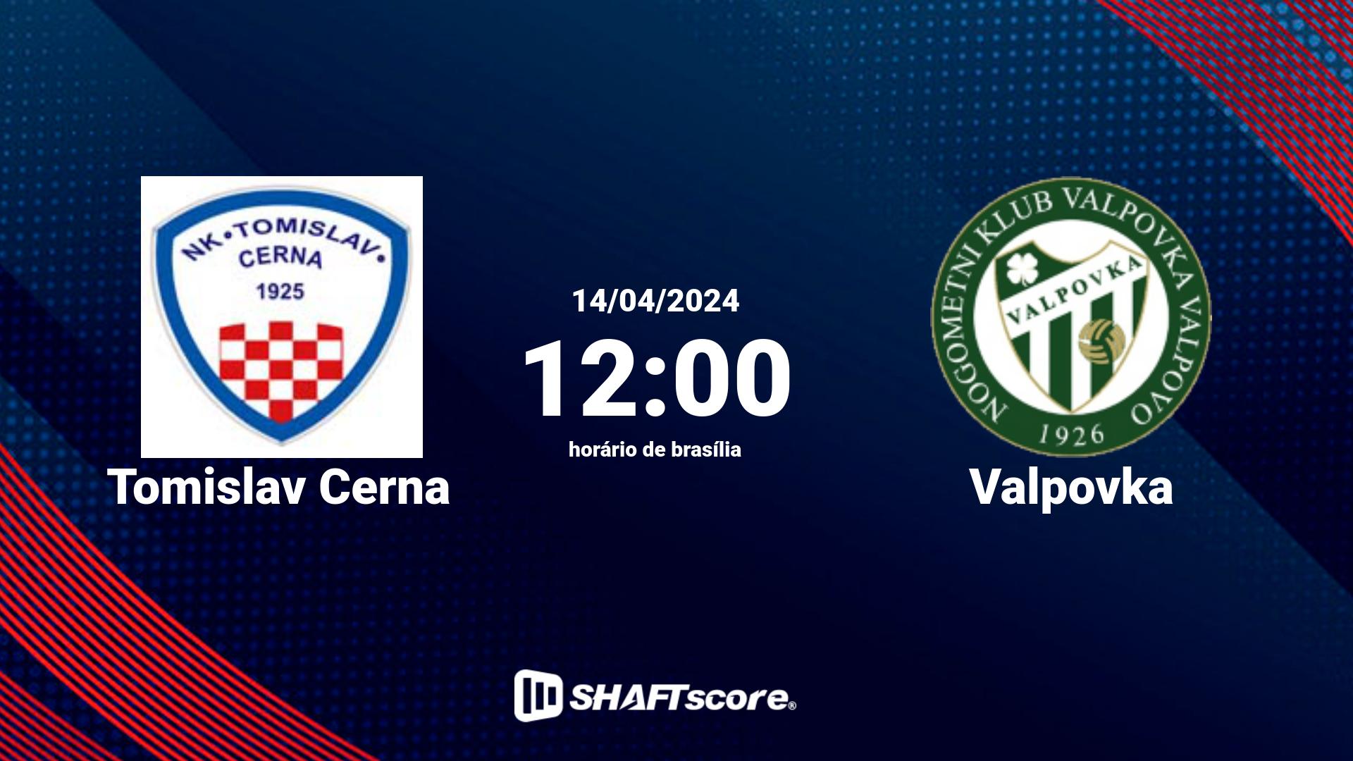 Estatísticas do jogo Tomislav Cerna vs Valpovka 14.04 12:00