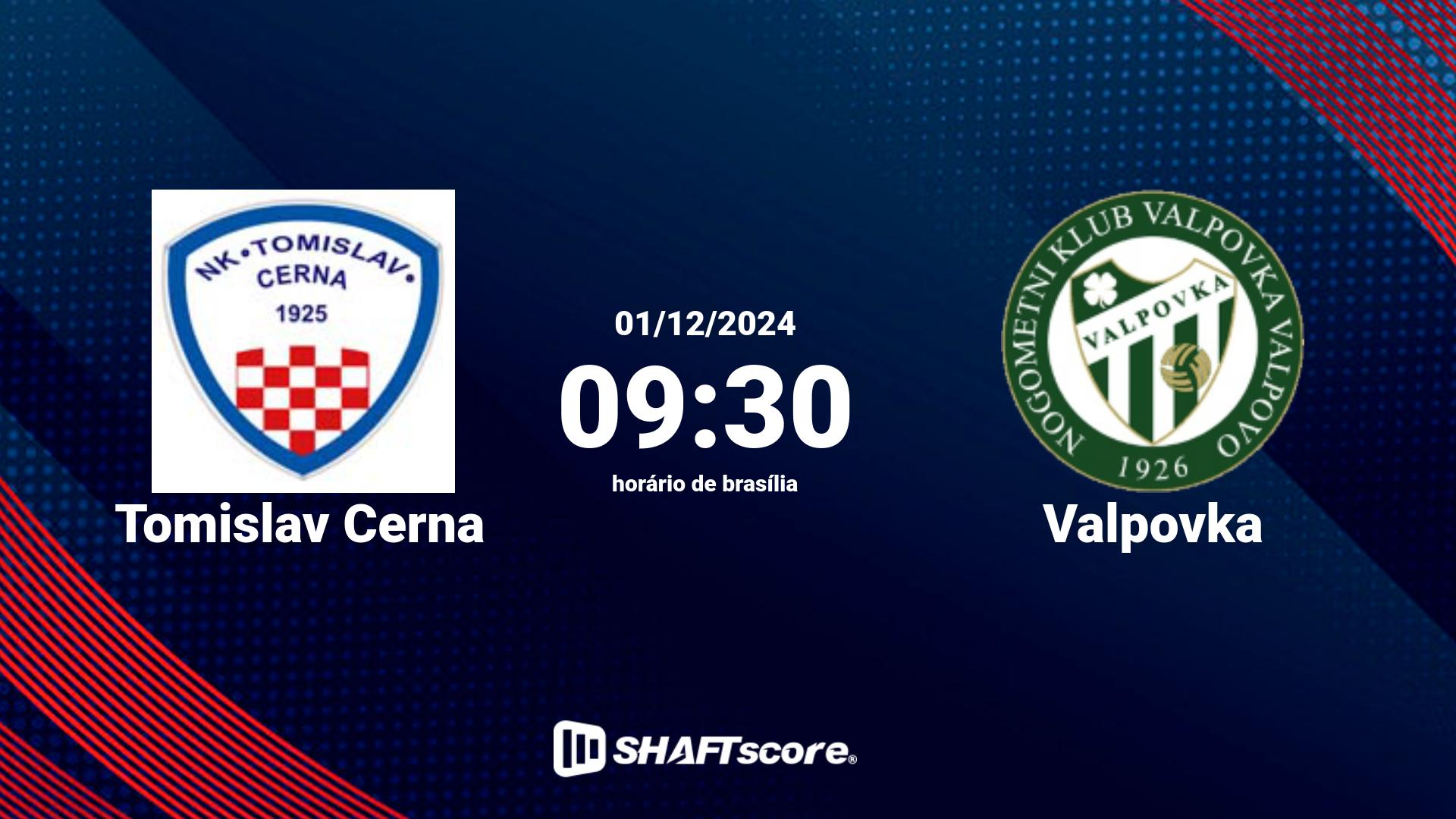 Estatísticas do jogo Tomislav Cerna vs Valpovka 01.12 09:30