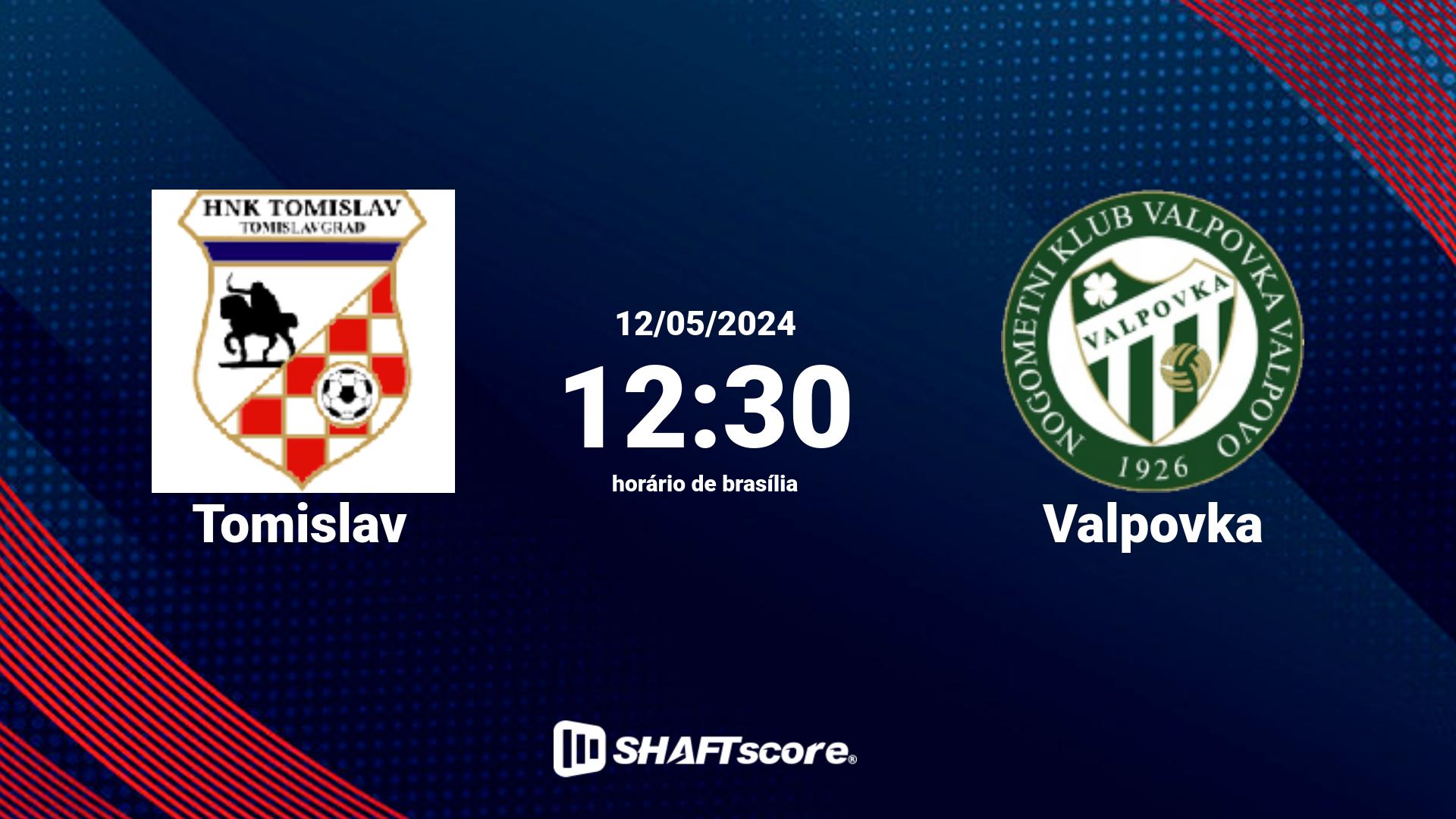 Estatísticas do jogo Tomislav vs Valpovka 12.05 12:30