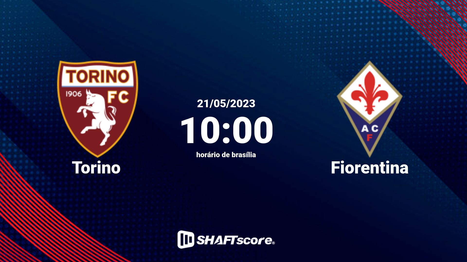 Estatísticas do jogo Torino vs Fiorentina 21.05 10:00