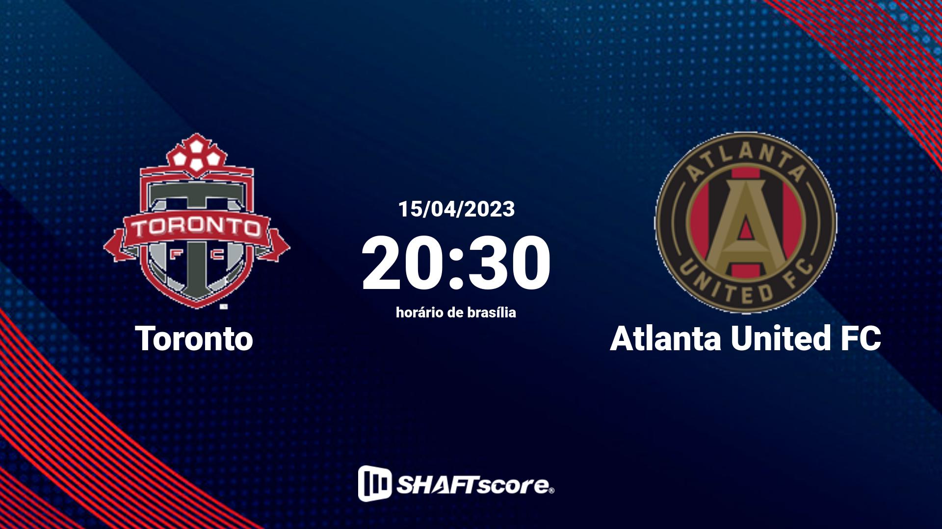 Estatísticas do jogo Toronto vs Atlanta United FC 15.04 20:30