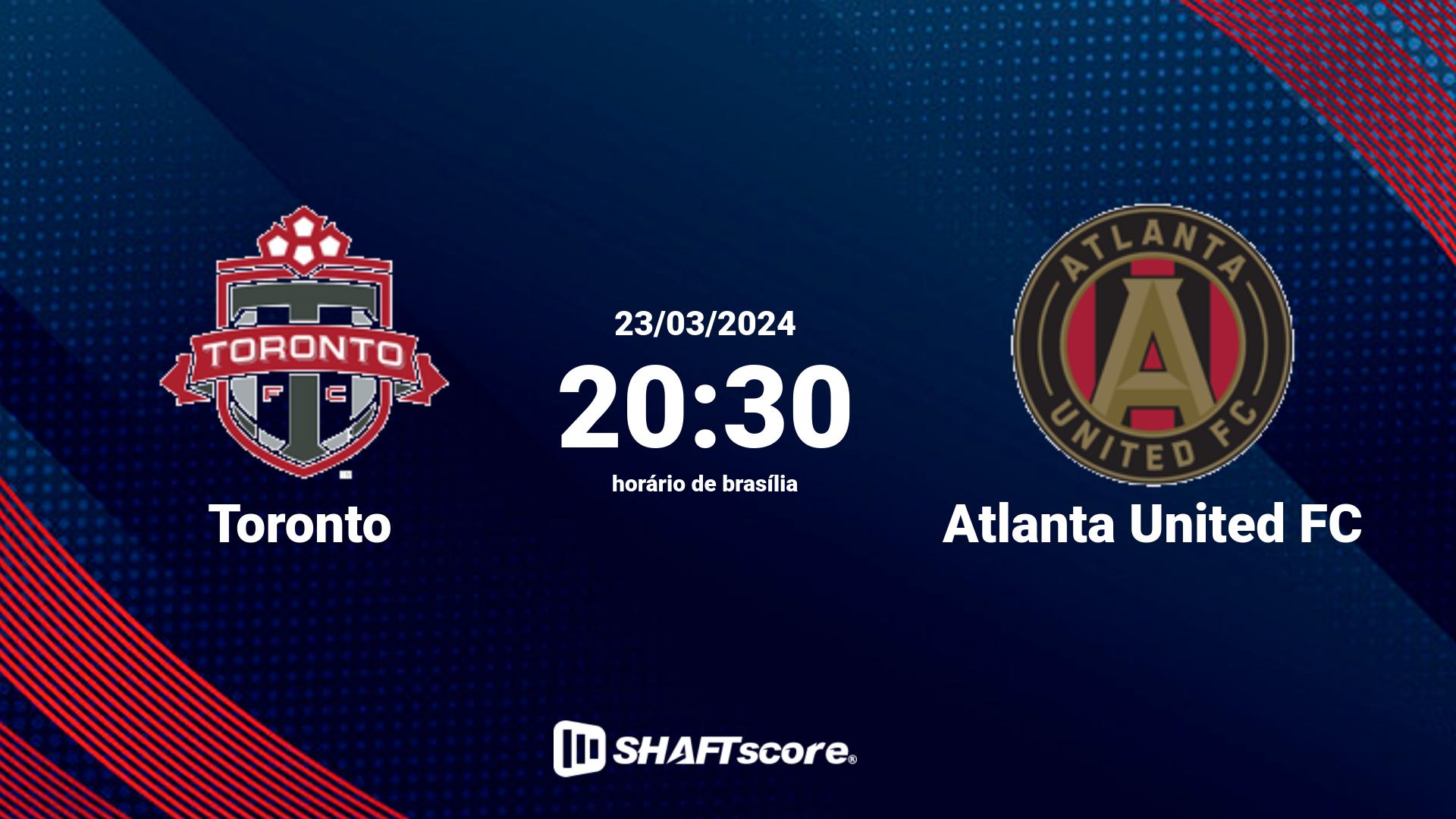Estatísticas do jogo Toronto vs Atlanta United FC 23.03 20:30