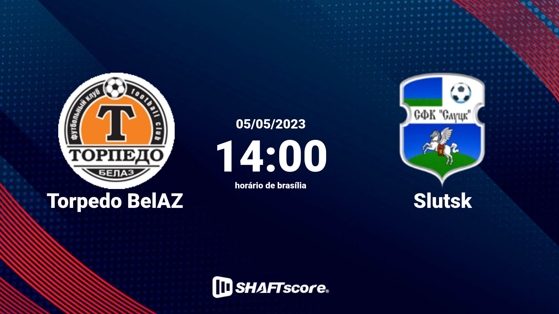 Estatísticas do jogo Torpedo BelAZ vs Slutsk 05.05 14:00