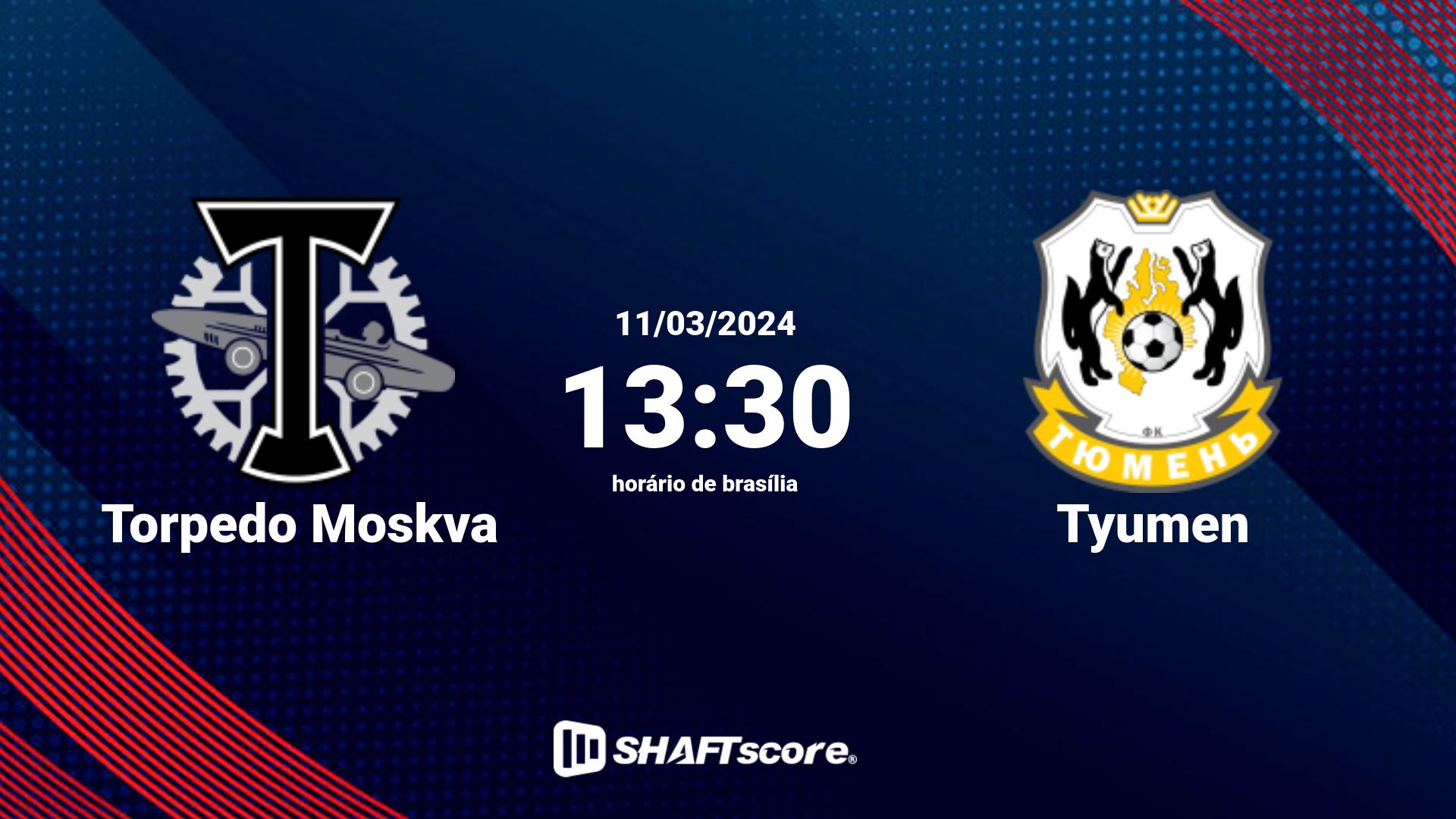 Estatísticas do jogo Torpedo Moskva vs Tyumen 11.03 13:30