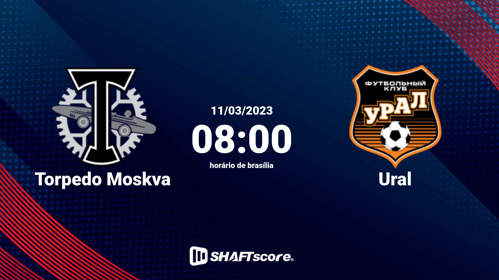 Estatísticas do jogo Torpedo Moskva vs Ural 11.03 08:00