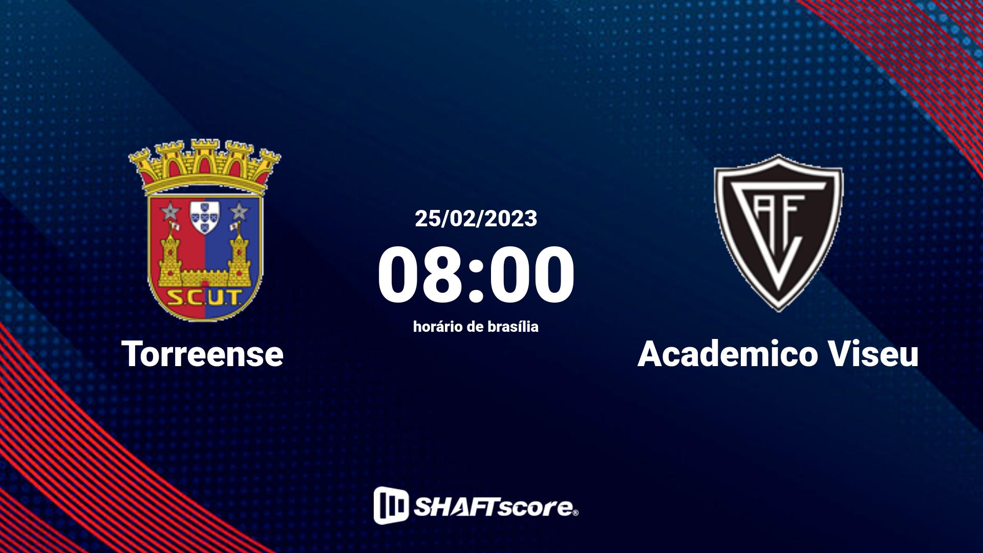 Estatísticas do jogo Torreense vs Academico Viseu 25.02 08:00