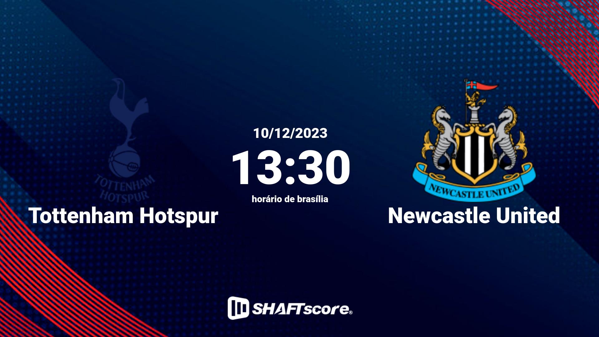 Estatísticas do jogo Tottenham Hotspur vs Newcastle United 10.12 13:30