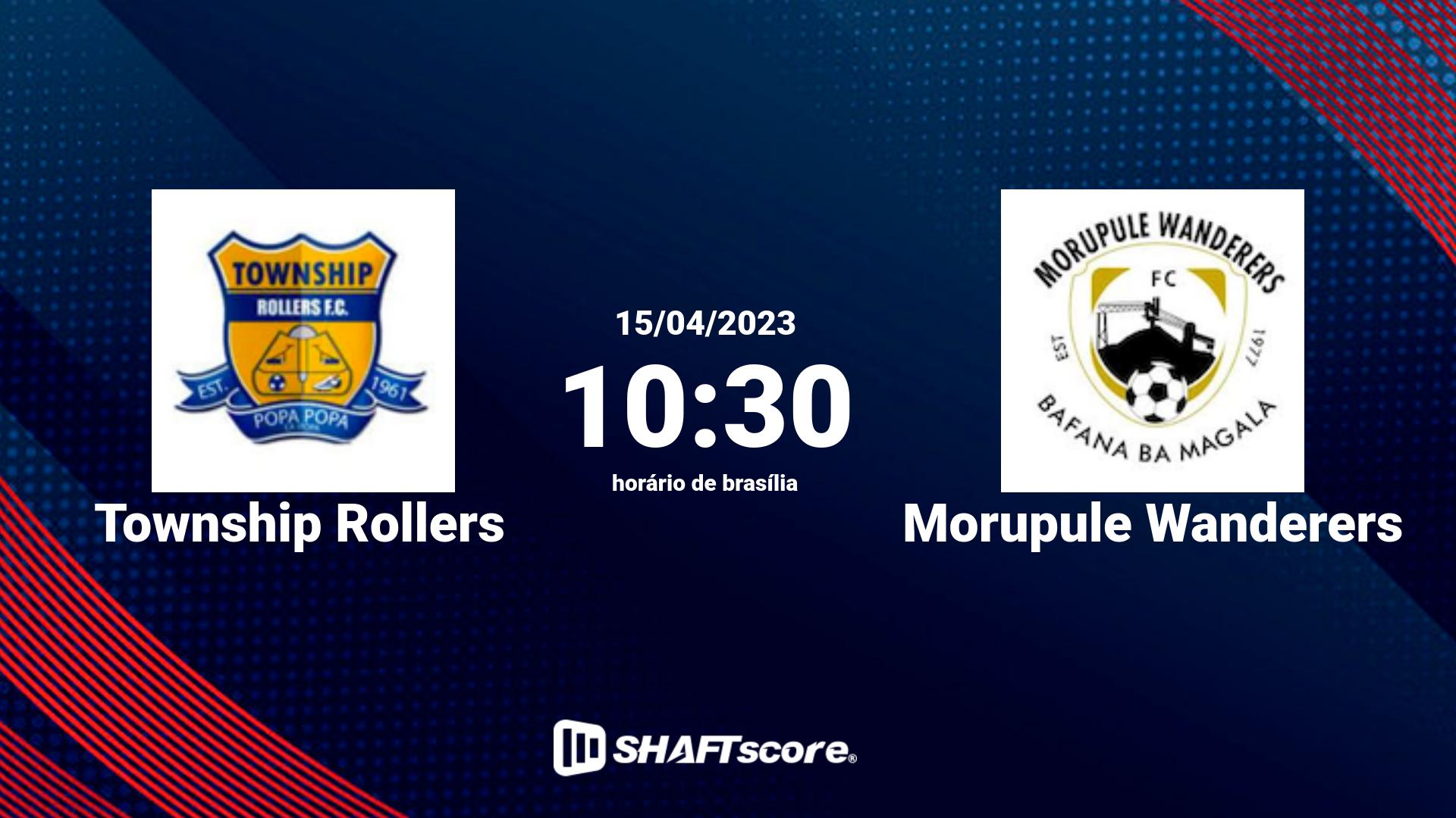 Estatísticas do jogo Township Rollers vs Morupule Wanderers 15.04 10:30