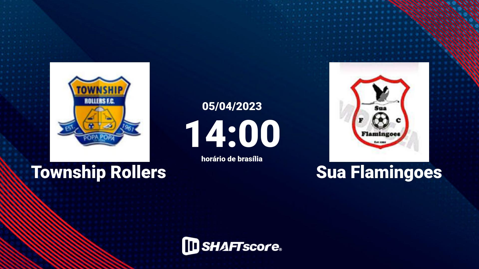 Estatísticas do jogo Township Rollers vs Sua Flamingoes 05.04 14:00