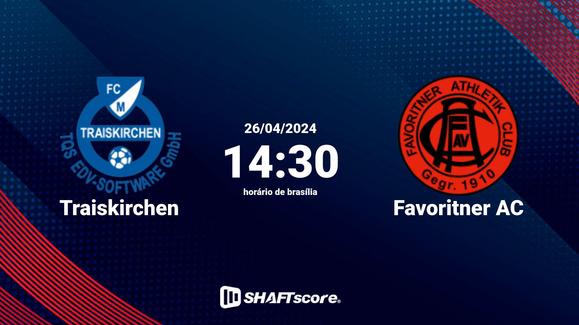 Estatísticas do jogo Traiskirchen vs Favoritner AC 26.04 14:30