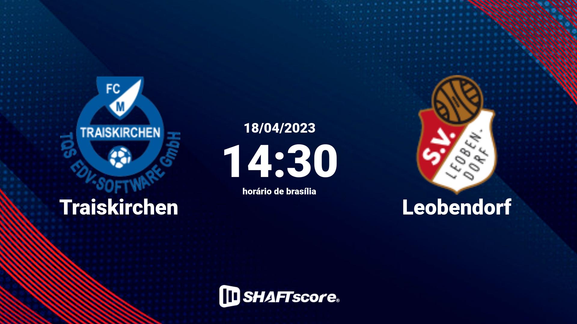 Estatísticas do jogo Traiskirchen vs Leobendorf 18.04 14:30