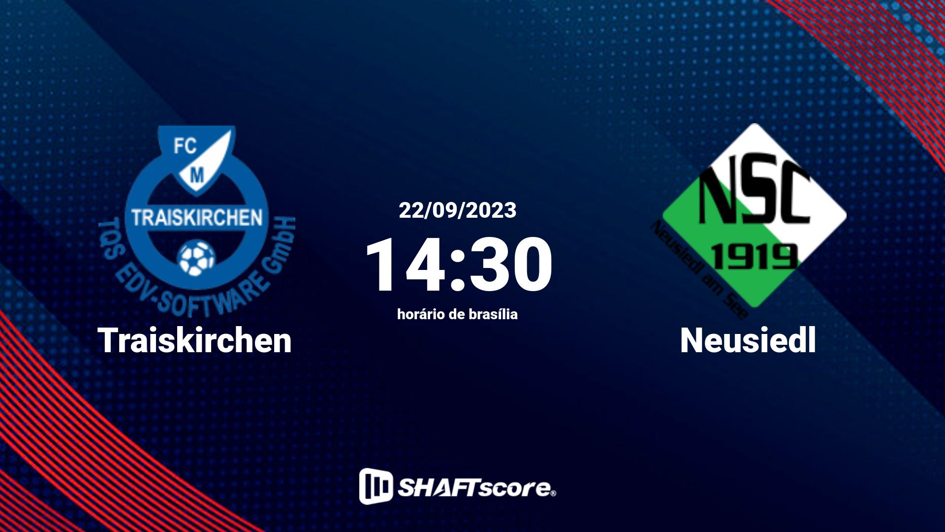 Estatísticas do jogo Traiskirchen vs Neusiedl 22.09 14:30