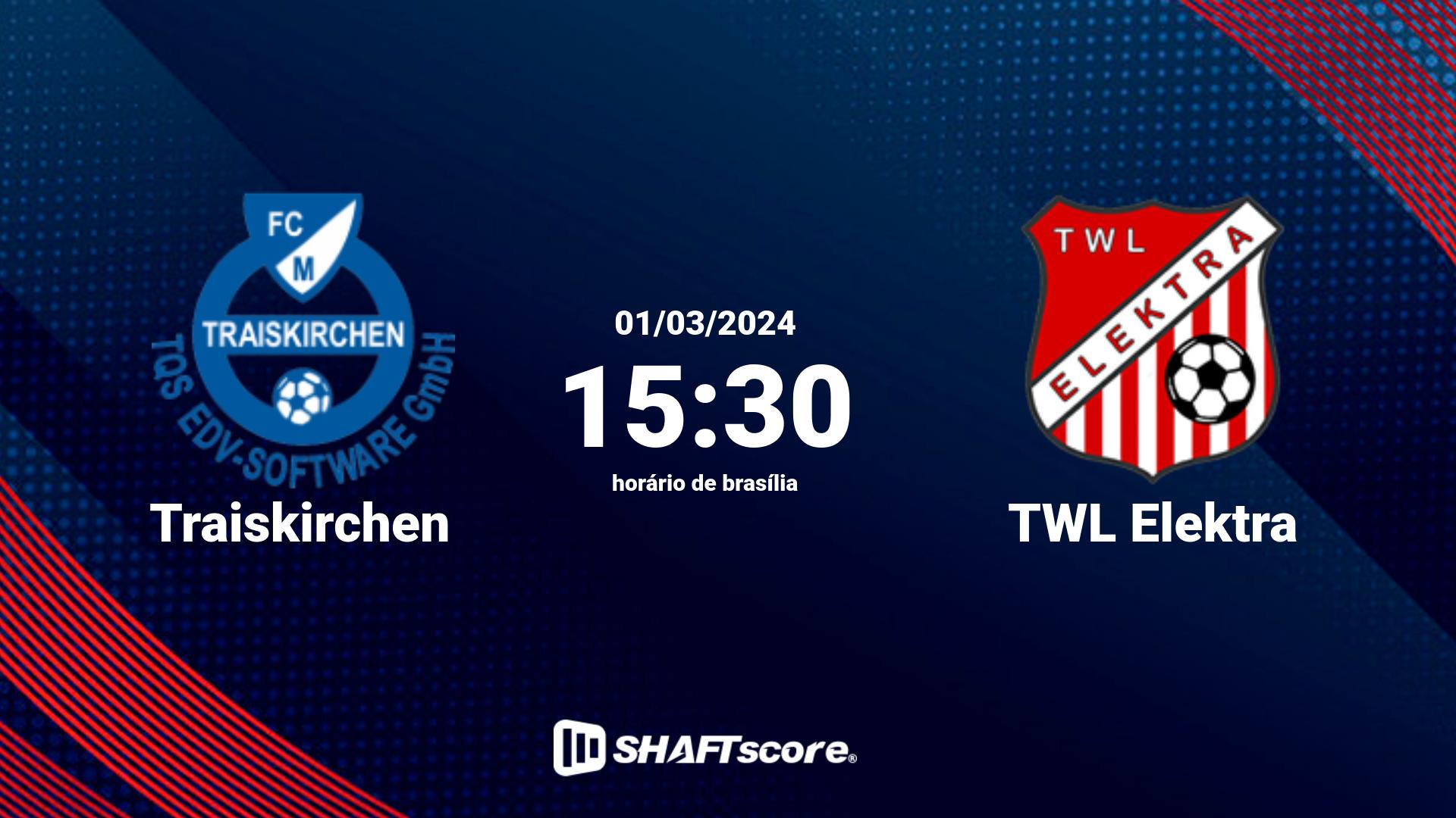 Estatísticas do jogo Traiskirchen vs TWL Elektra 01.03 15:30