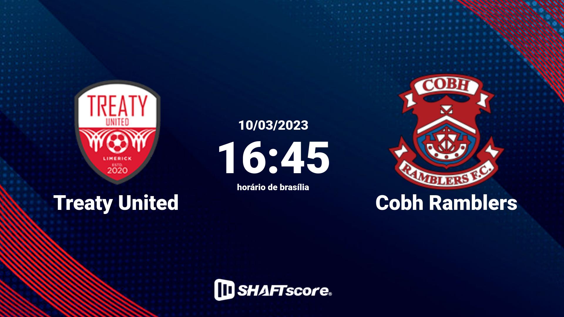 Estatísticas do jogo Treaty United vs Cobh Ramblers 10.03 16:45