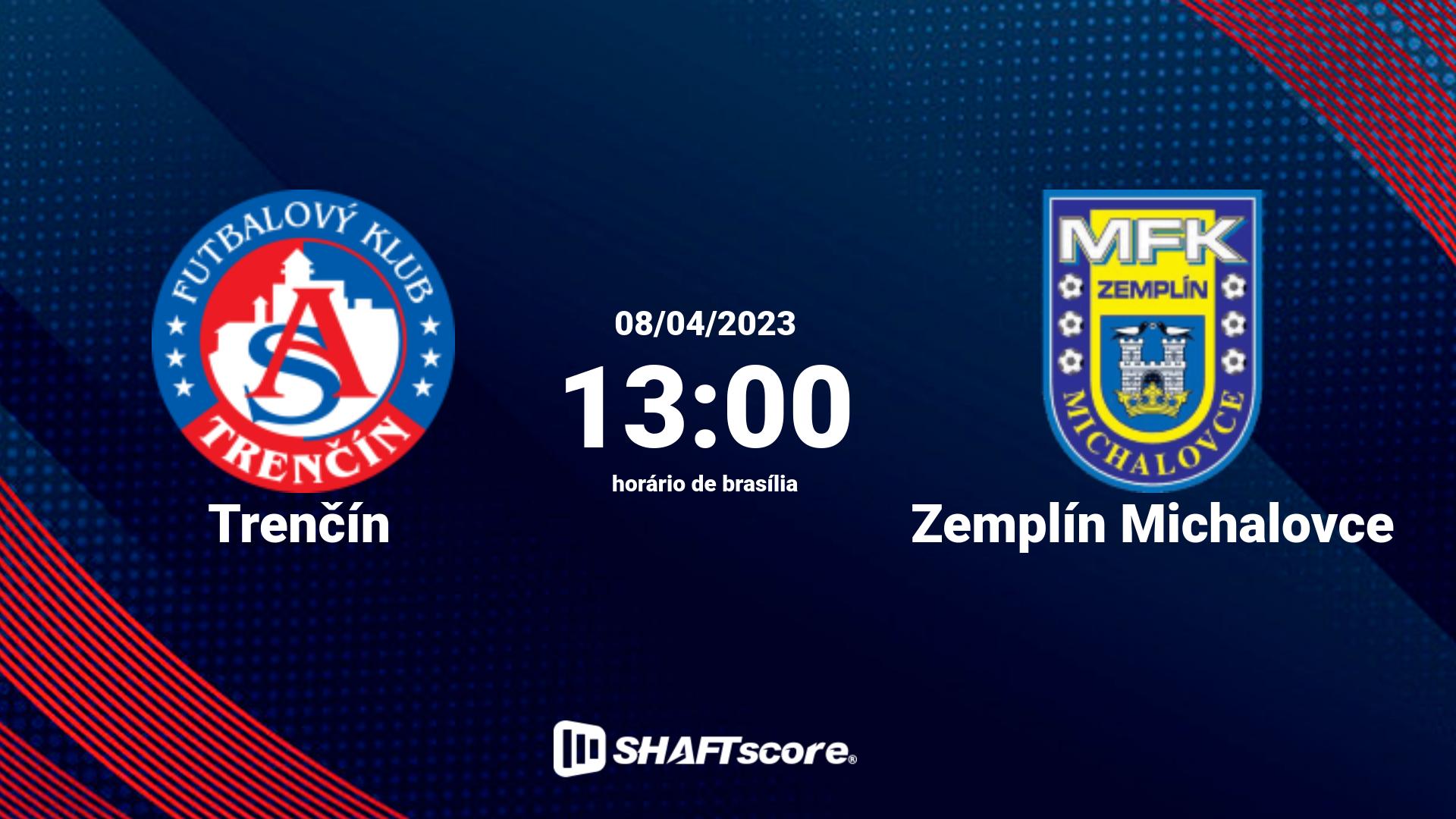 Estatísticas do jogo Trenčín vs Zemplín Michalovce 08.04 13:00