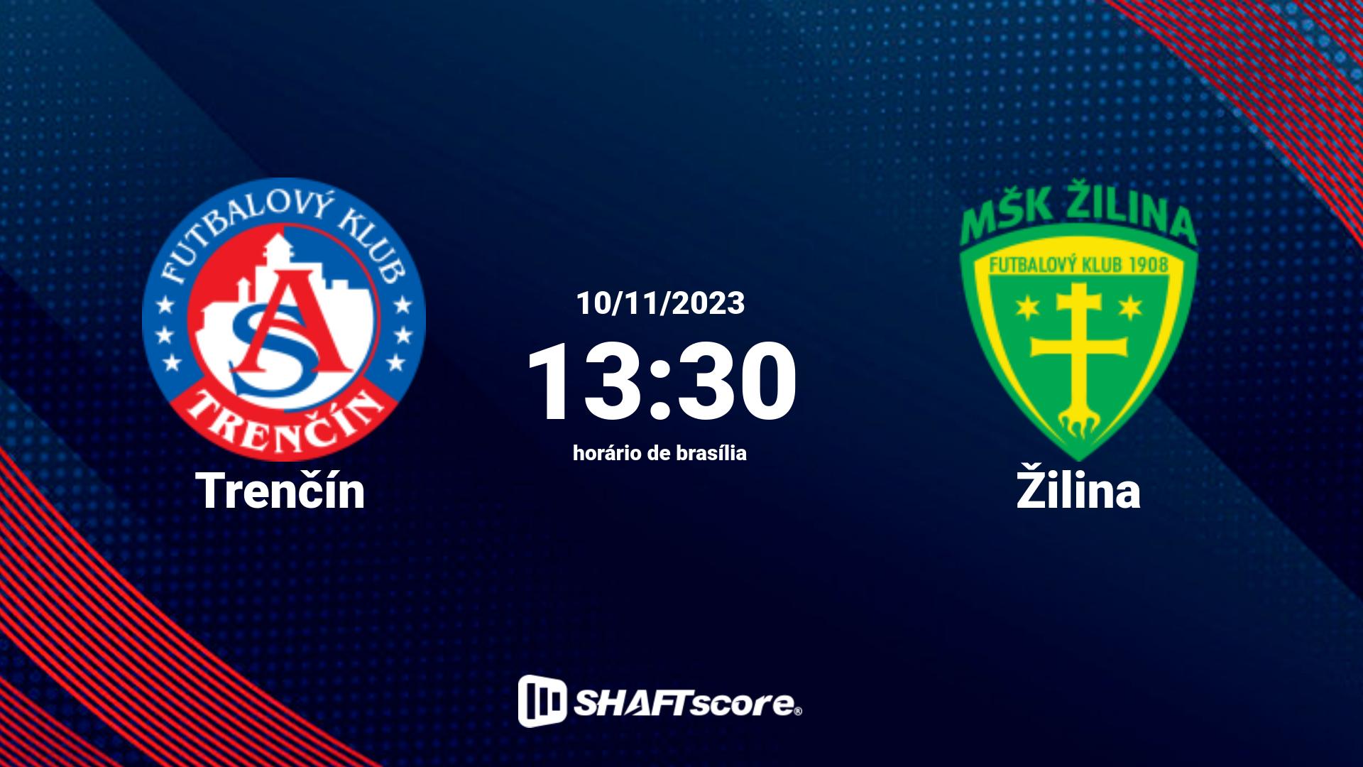 Estatísticas do jogo Trenčín vs Žilina 10.11 13:30