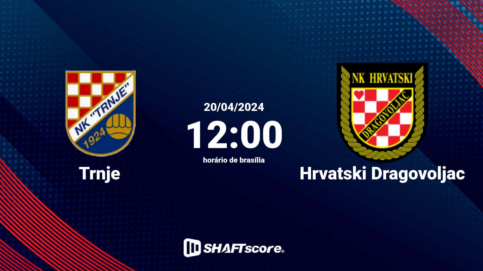 Estatísticas do jogo Trnje vs Hrvatski Dragovoljac 20.04 12:00