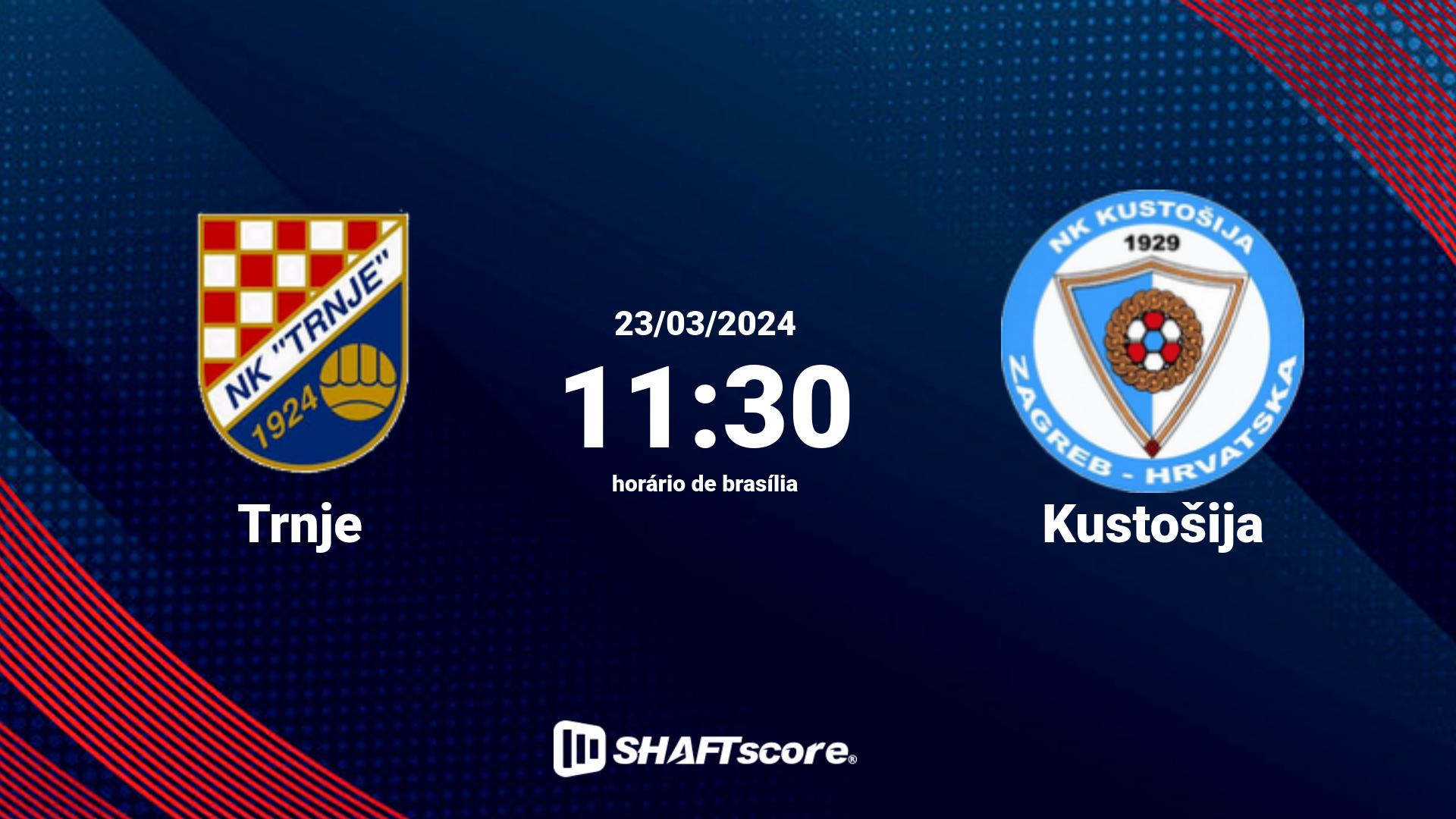 Estatísticas do jogo Trnje vs Kustošija 23.03 11:30