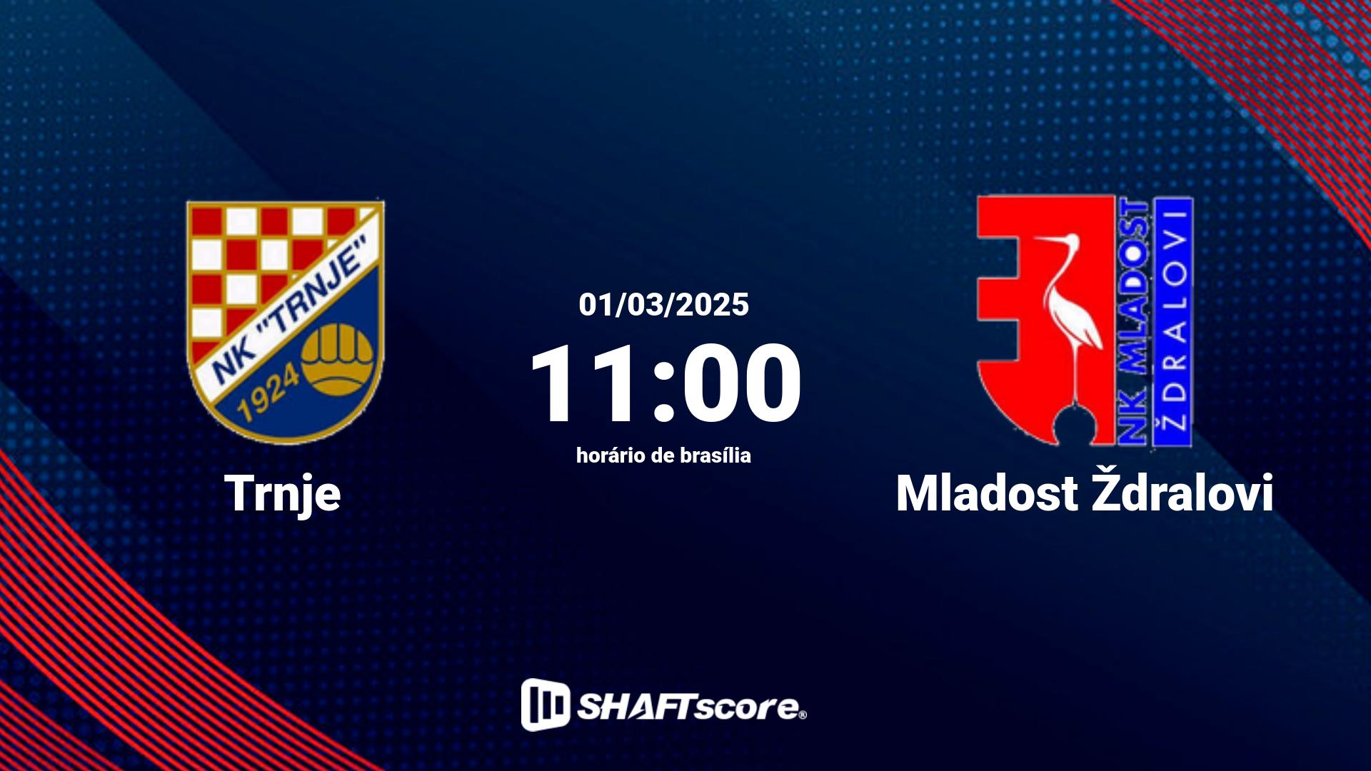 Estatísticas do jogo Trnje vs Mladost Ždralovi 01.03 11:00