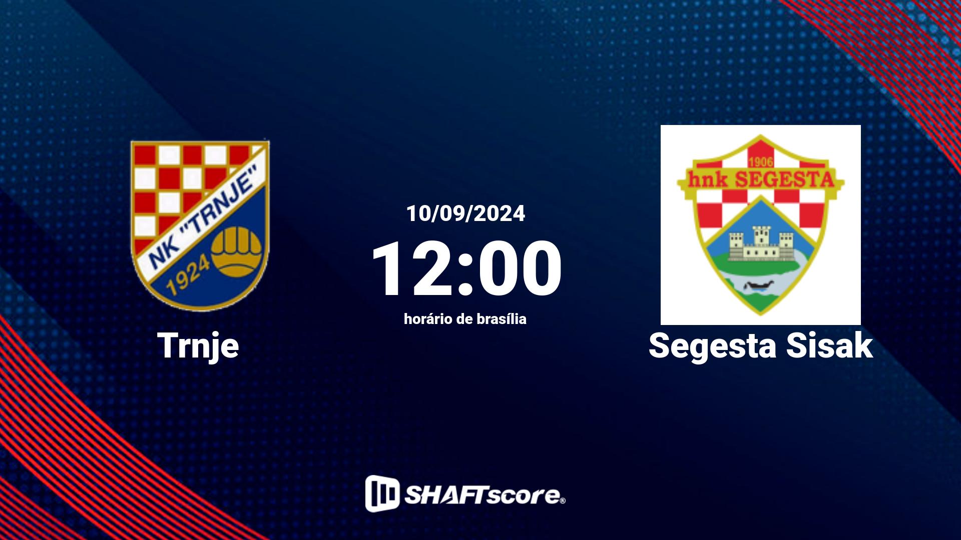 Estatísticas do jogo Trnje vs Segesta Sisak 10.09 12:00