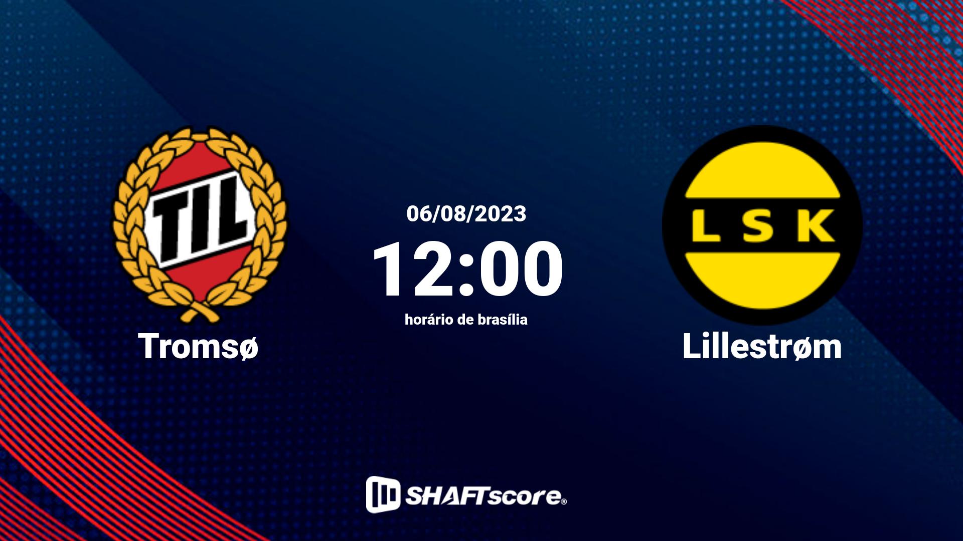 Estatísticas do jogo Tromsø vs Lillestrøm 06.08 12:00