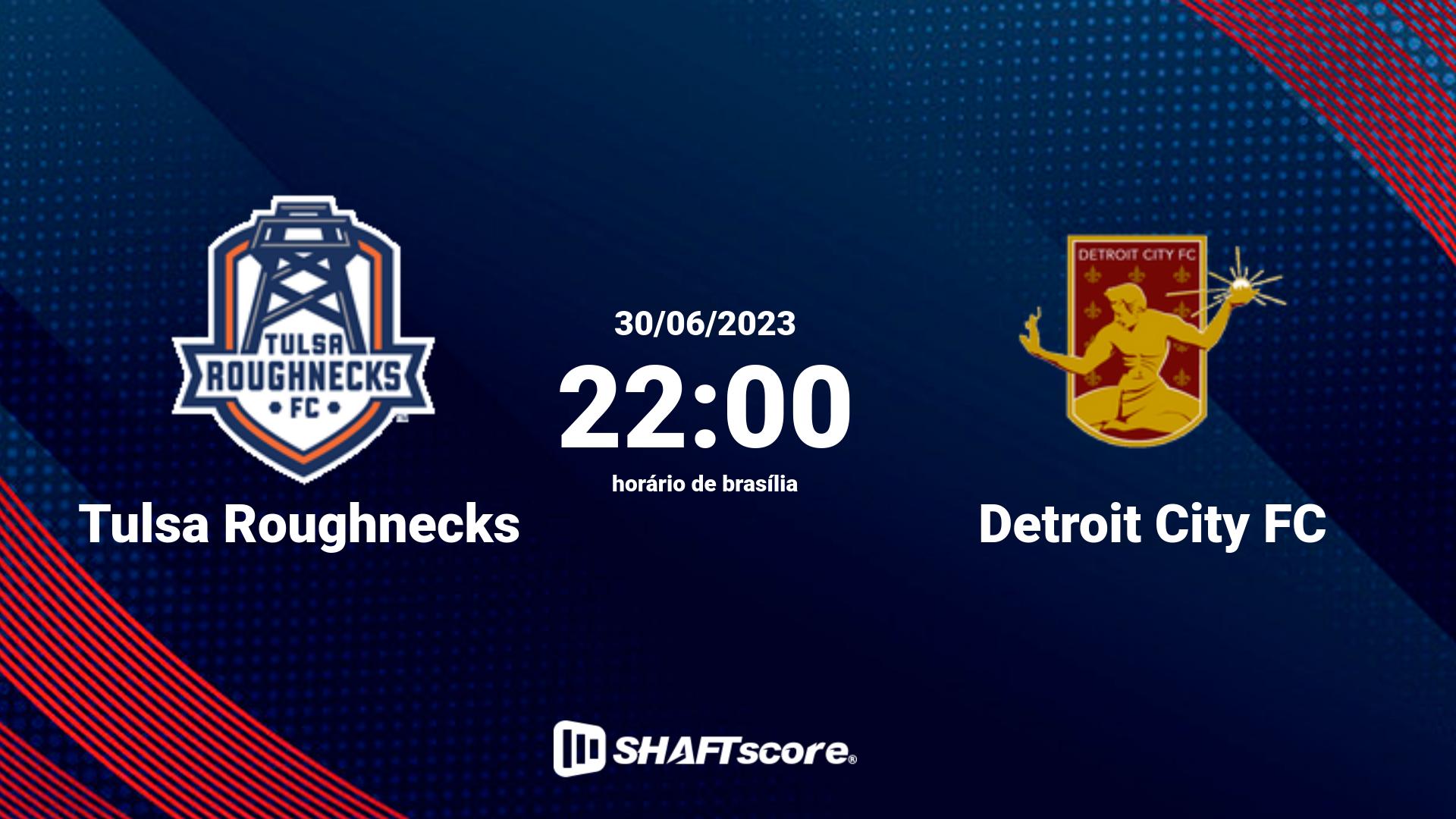 Estatísticas do jogo Tulsa Roughnecks vs Detroit City FC 30.06 22:00