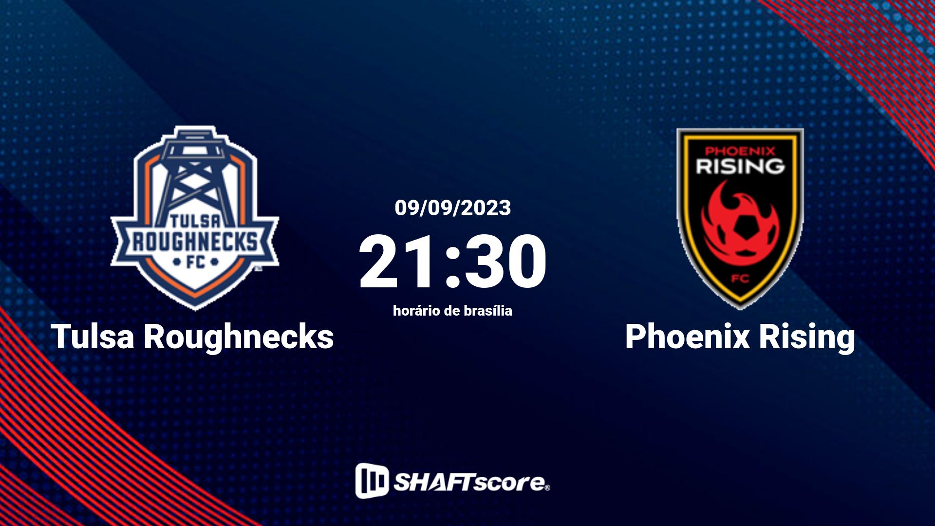 Estatísticas do jogo Tulsa Roughnecks vs Phoenix Rising 09.09 21:30