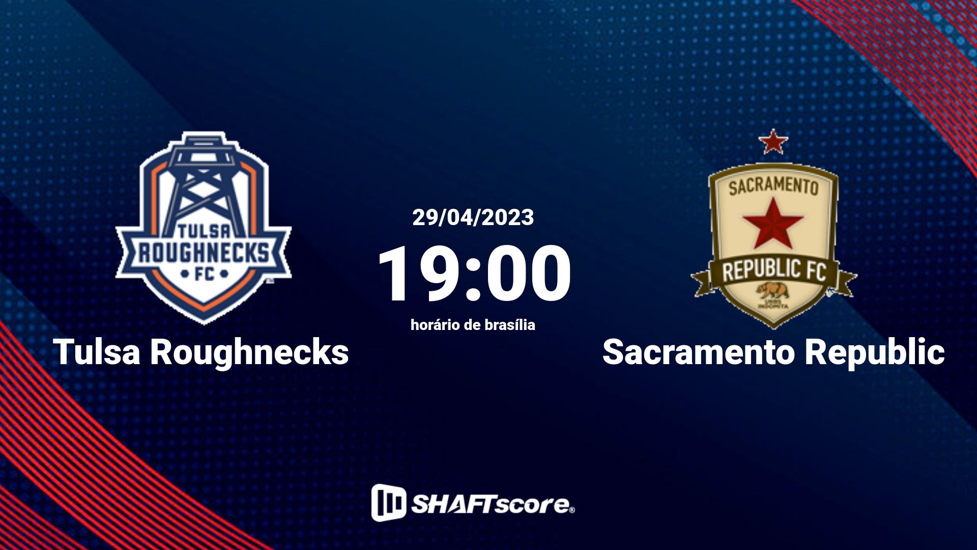 Estatísticas do jogo Tulsa Roughnecks vs Sacramento Republic 29.04 19:00