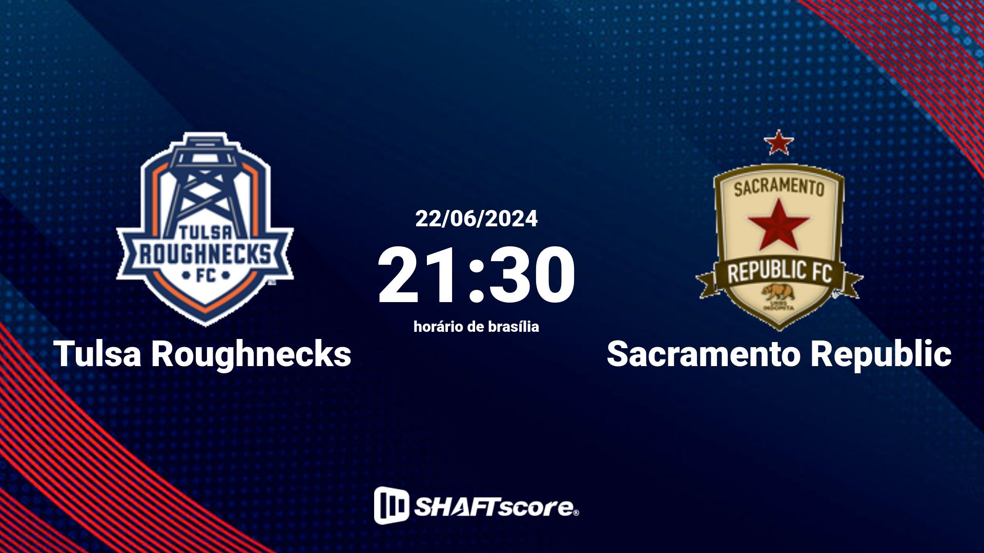 Estatísticas do jogo Tulsa Roughnecks vs Sacramento Republic 22.06 21:30