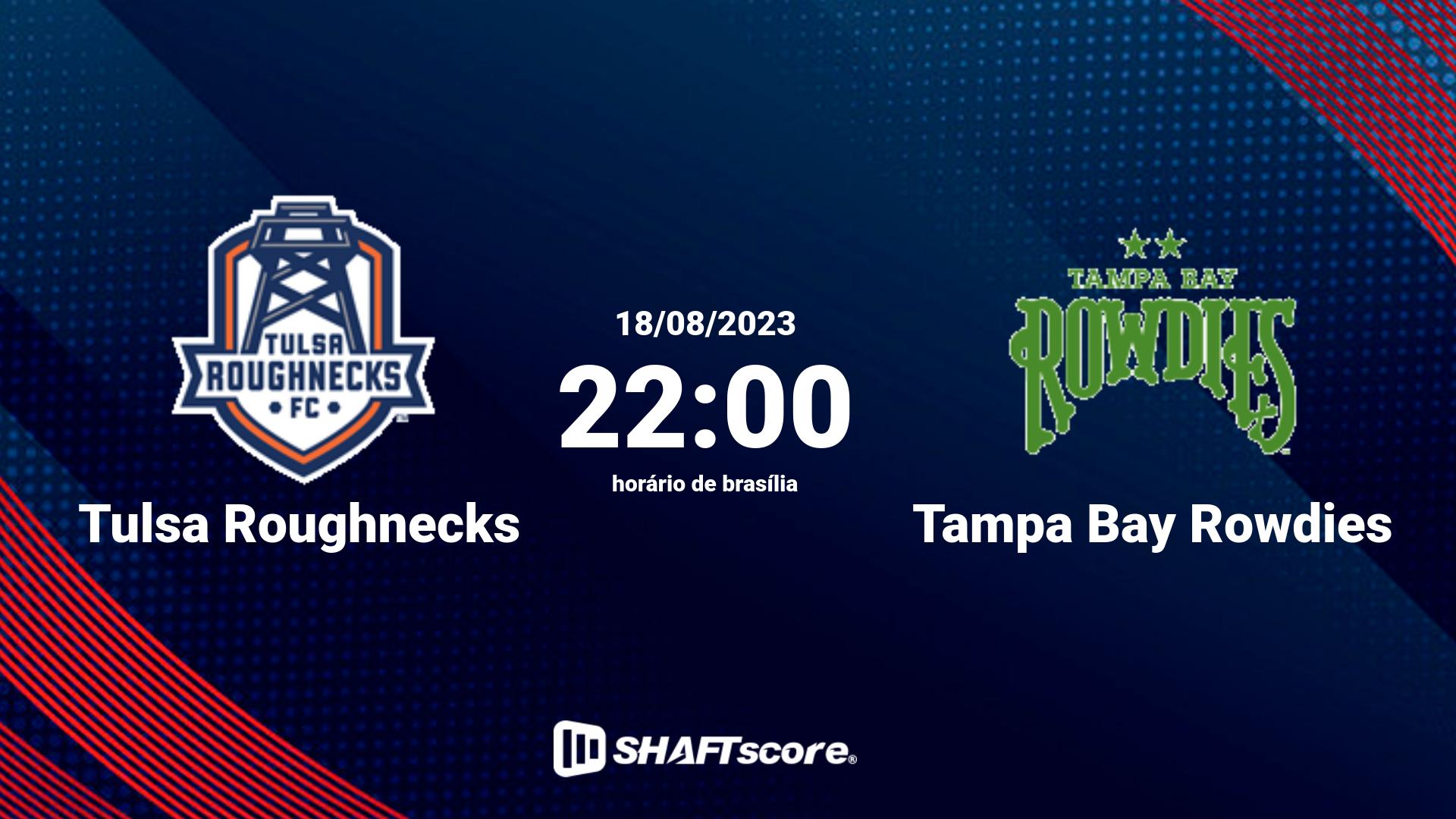 Estatísticas do jogo Tulsa Roughnecks vs Tampa Bay Rowdies 18.08 22:00