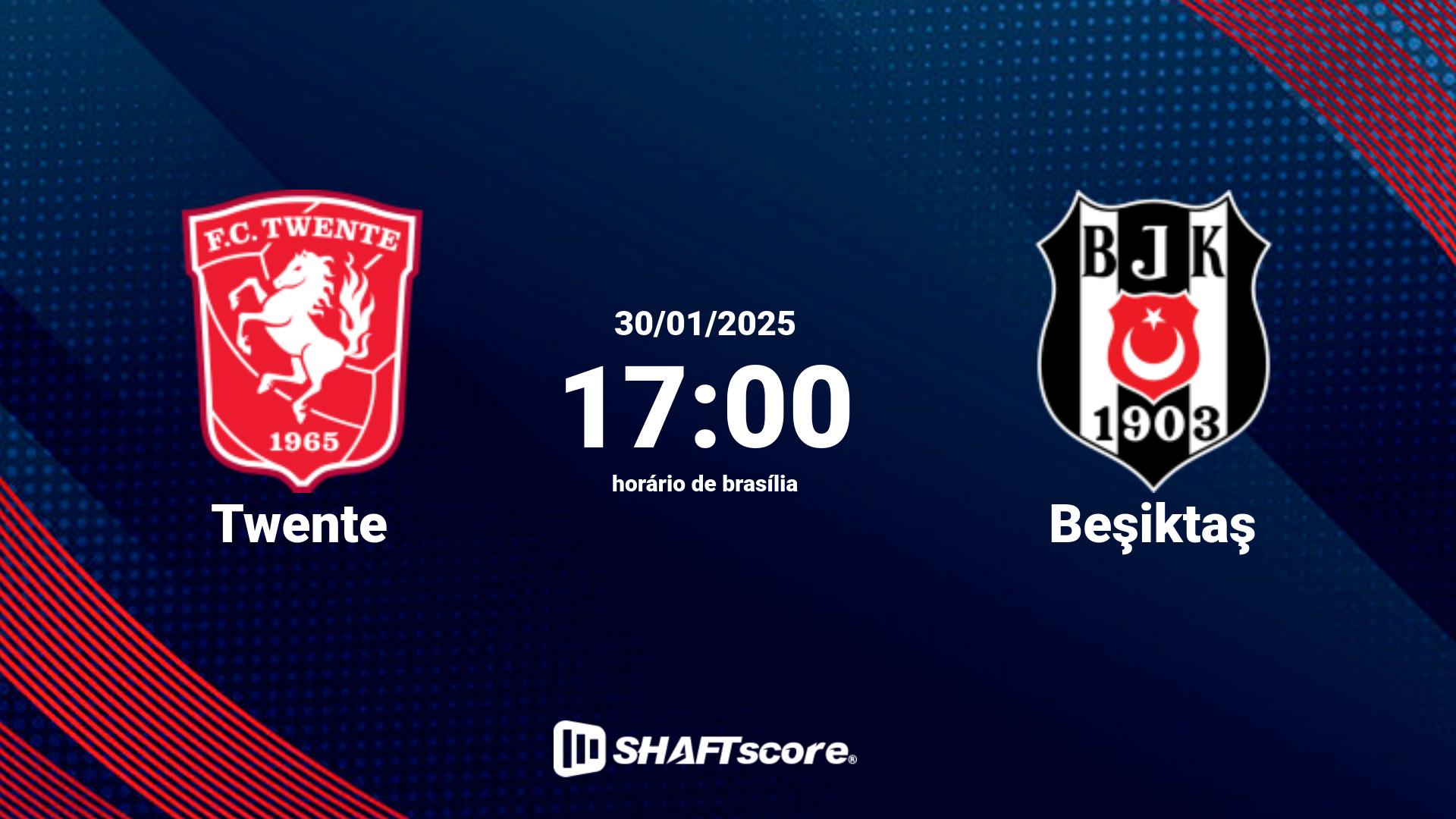 Estatísticas do jogo Twente vs Beşiktaş 30.01 17:00