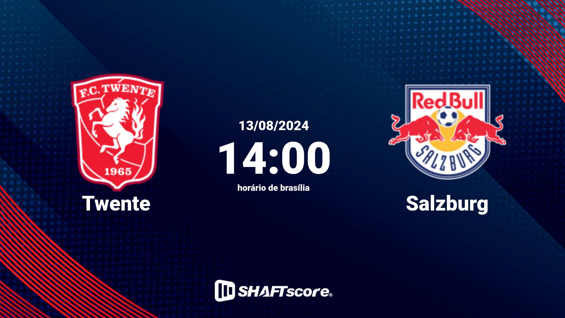 Estatísticas do jogo Twente vs Salzburg 13.08 14:00