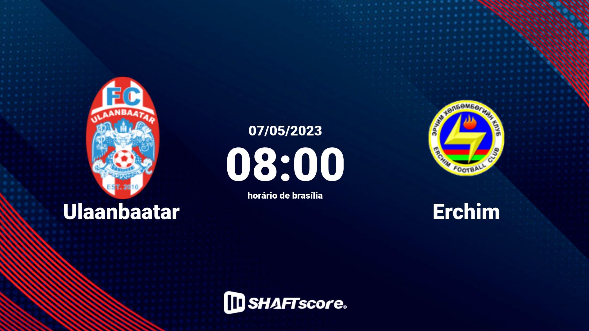 Estatísticas do jogo Ulaanbaatar vs Erchim 07.05 08:00