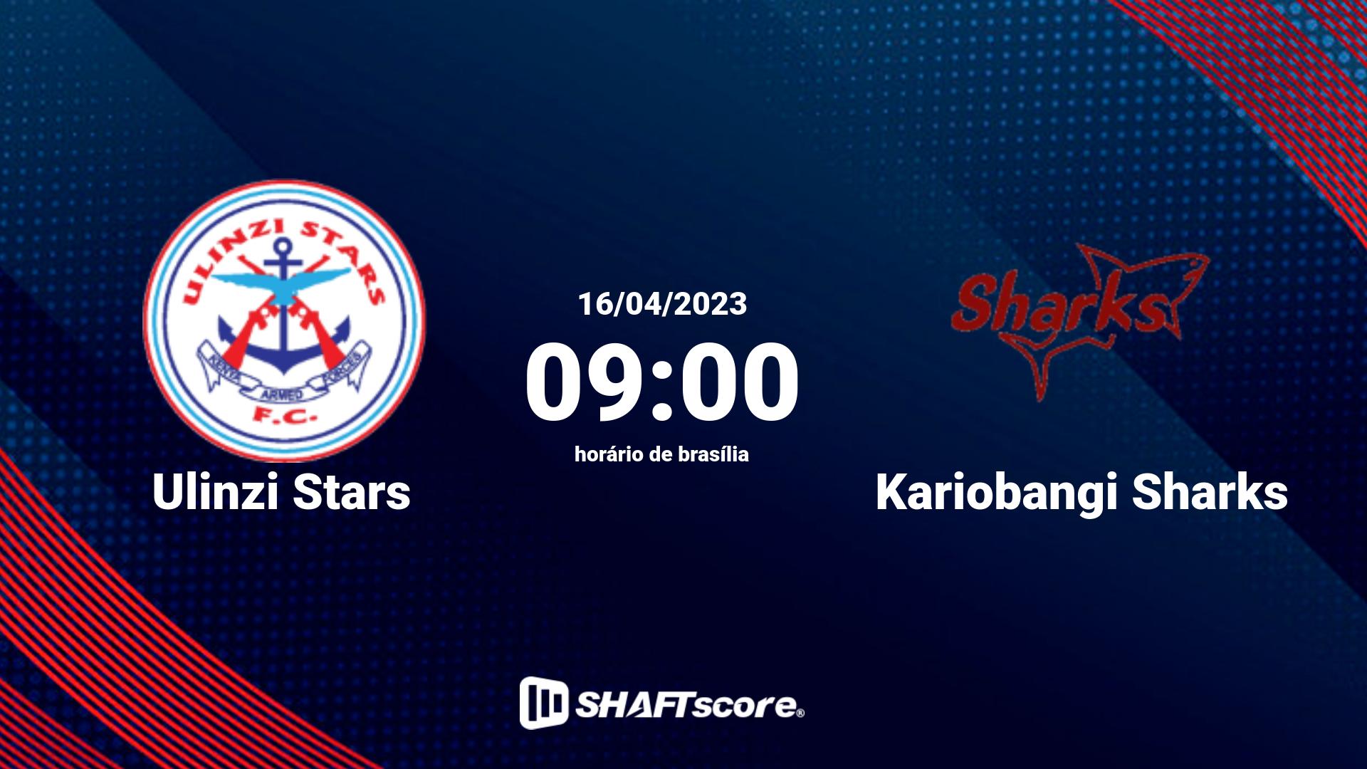 Estatísticas do jogo Ulinzi Stars vs Kariobangi Sharks 16.04 09:00