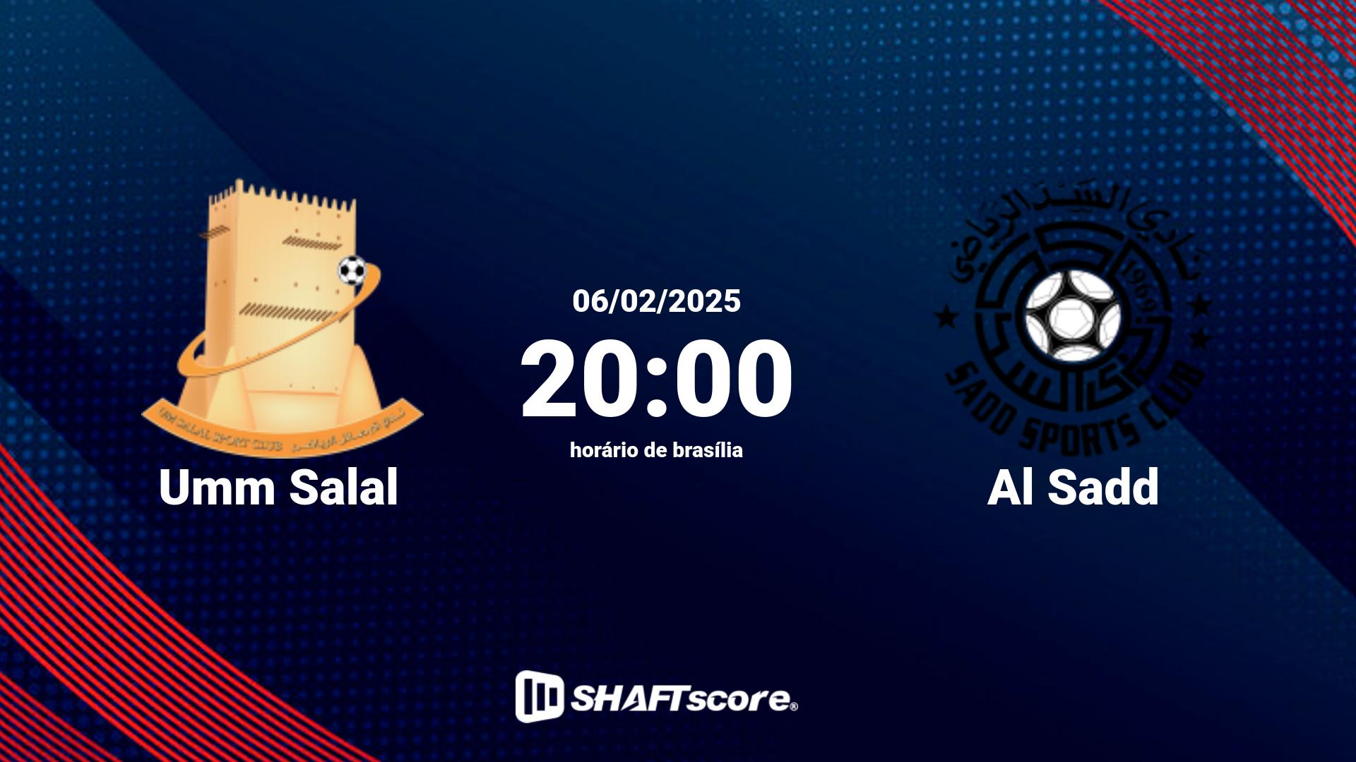 Estatísticas do jogo Umm Salal vs Al Sadd 06.02 20:00