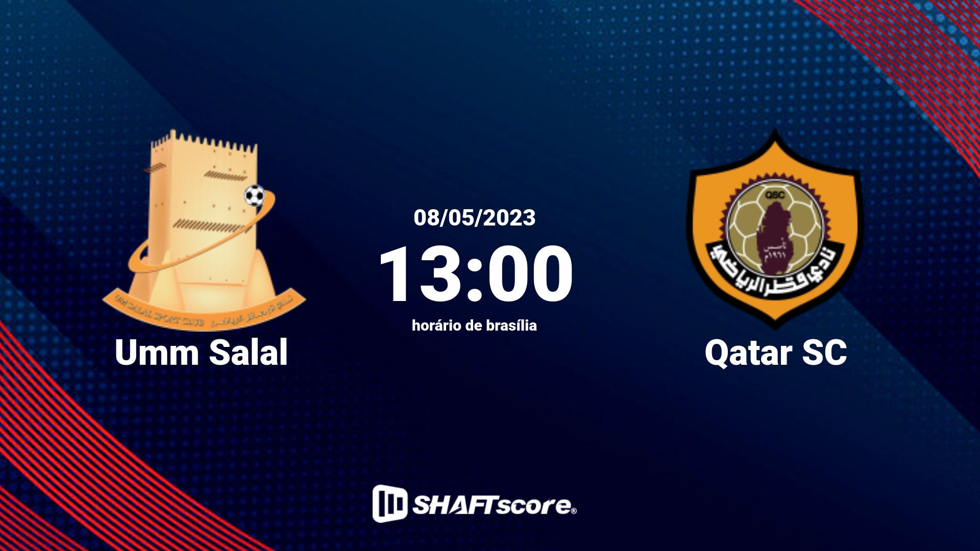 Estatísticas do jogo Umm Salal vs Qatar SC 08.05 13:00