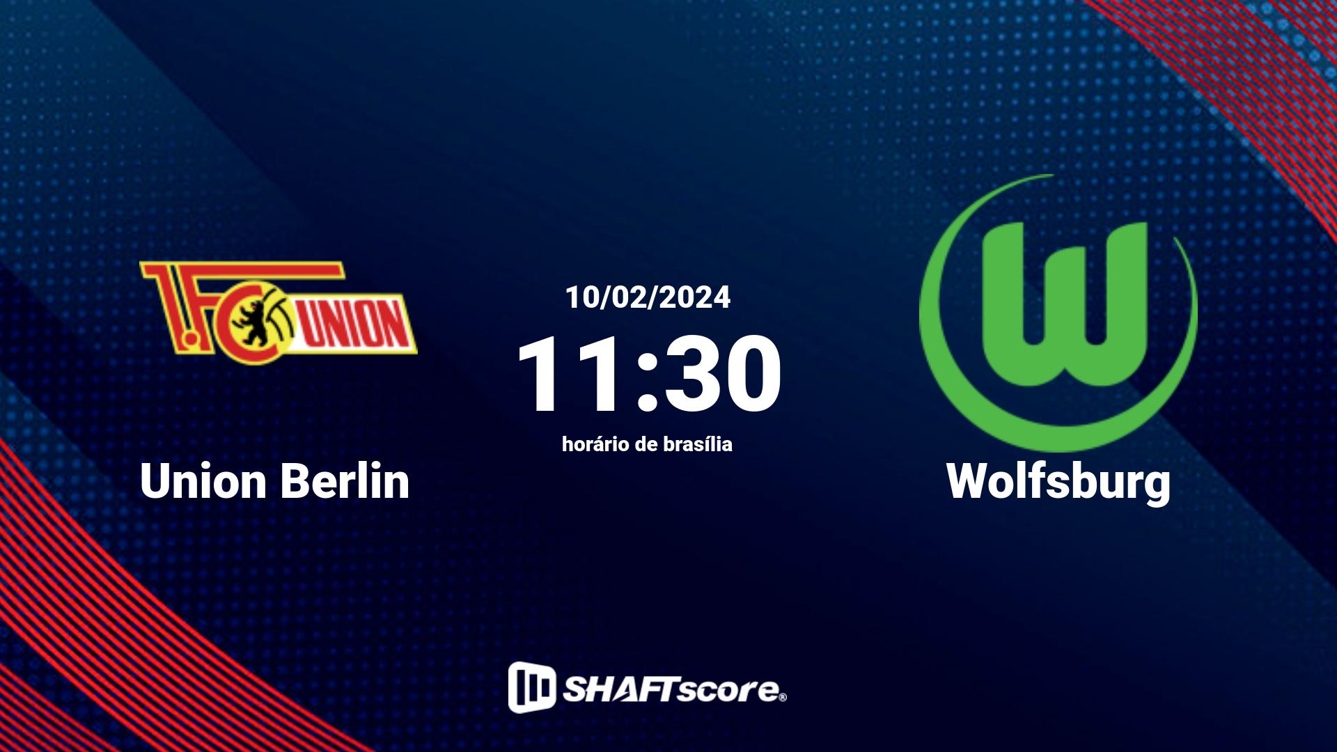 Estatísticas do jogo Union Berlin vs Wolfsburg 10.02 11:30