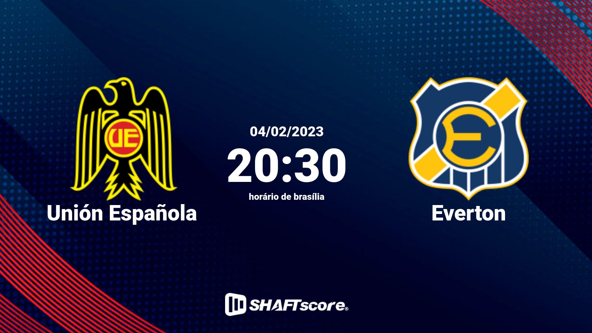 Estatísticas do jogo Unión Española vs Everton 04.02 20:30