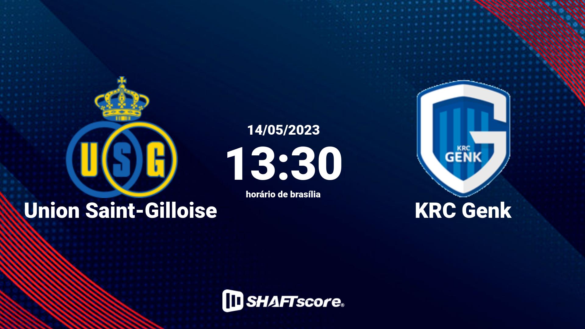 Estatísticas do jogo Union Saint-Gilloise vs KRC Genk 14.05 13:30