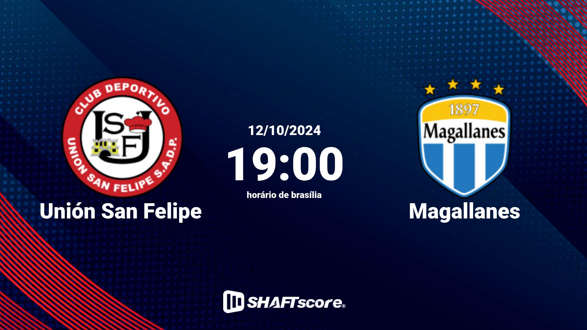 Estatísticas do jogo Unión San Felipe vs Magallanes 12.10 19:00