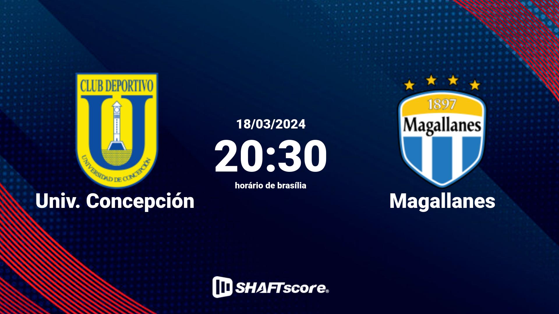 Estatísticas do jogo Univ. Concepción vs Magallanes 18.03 20:30