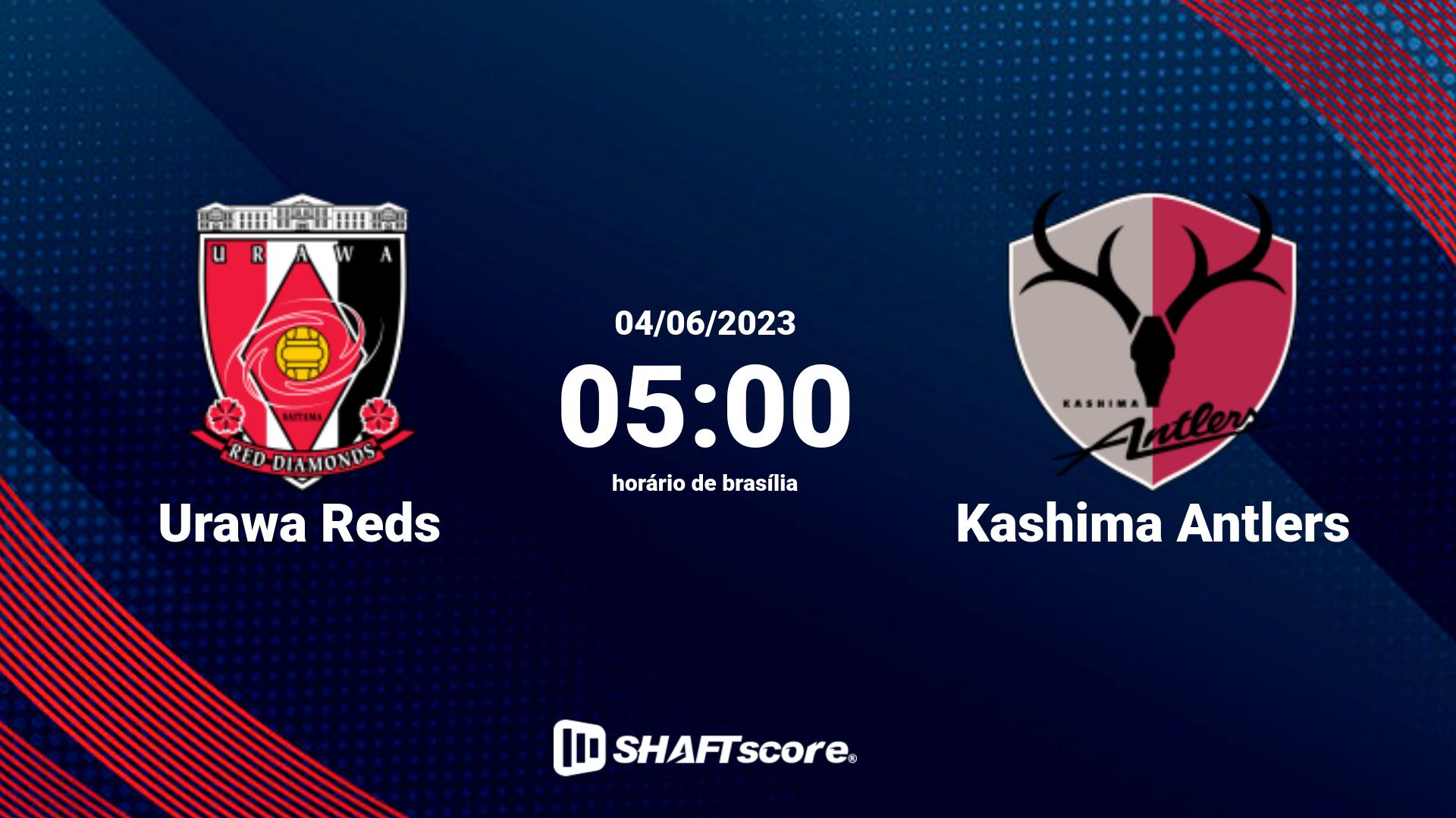 Estatísticas do jogo Urawa Reds vs Kashima Antlers 04.06 05:00