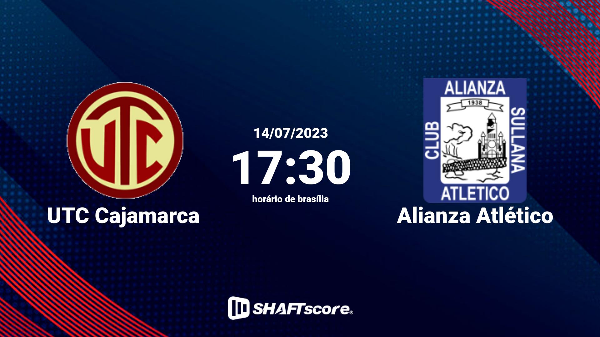 Estatísticas do jogo UTC Cajamarca vs Alianza Atlético 14.07 17:30